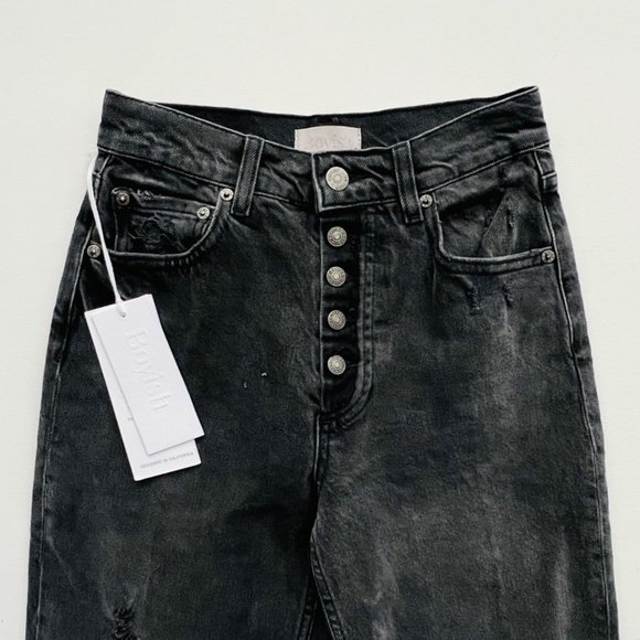 BOYISH Mikey High Waist Button Fly Jeans Moonfleet - Picture 5 of 9